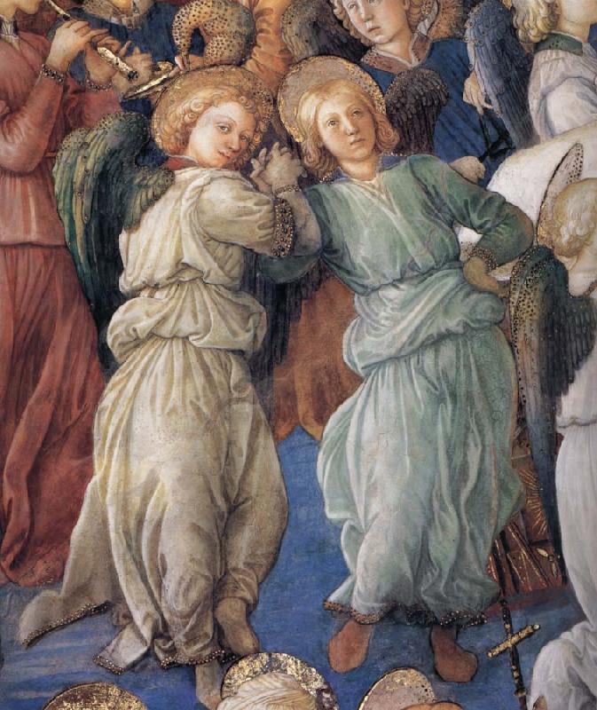 Fra Filippo Lippi Details of The Coronation of the Virgin oil painting image